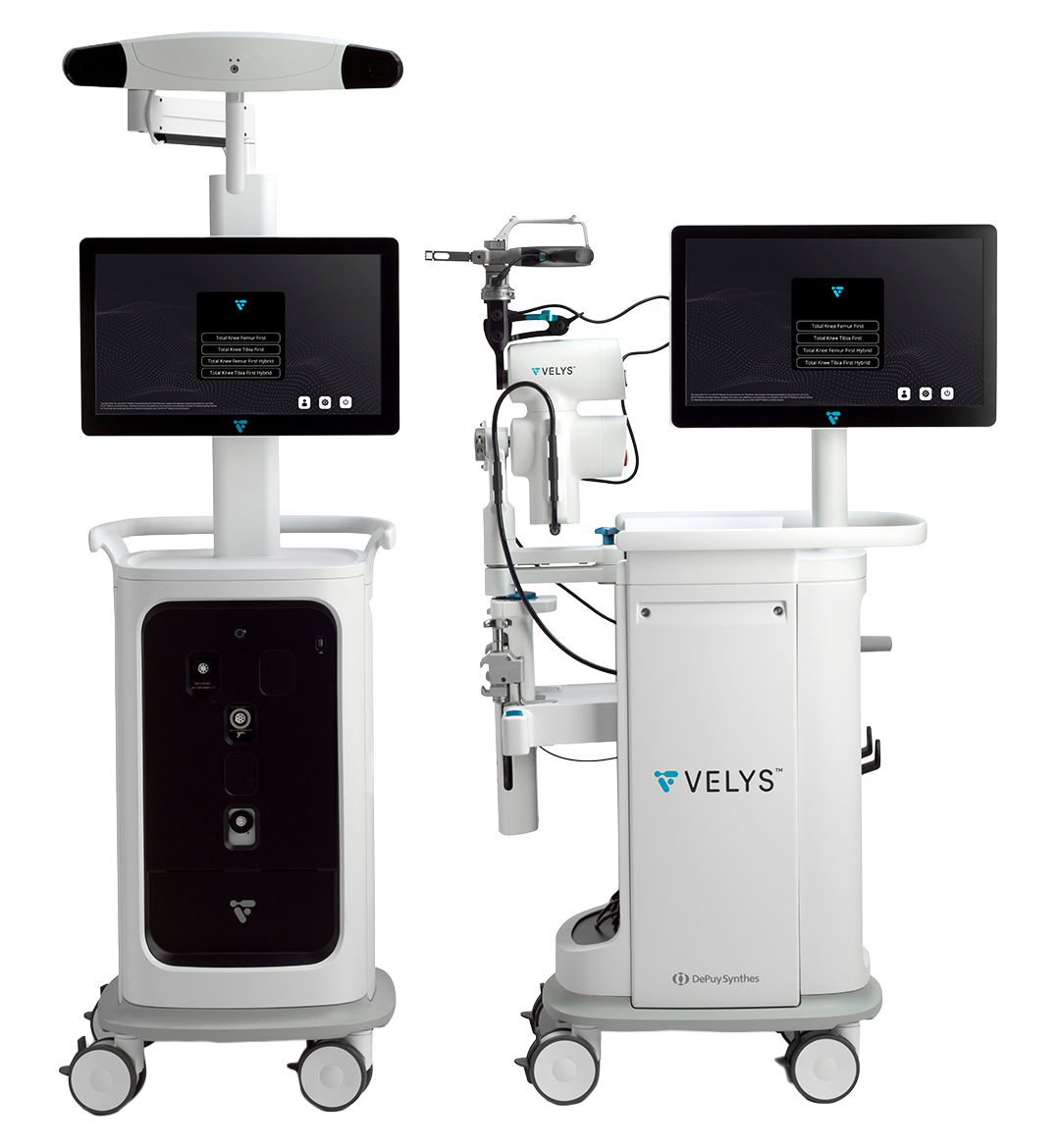 A detailed view of the VELYS Robotic Assisted Solution setup at Mar Sleeva Medicity Palai the best orthopaedic hospital in Kerala for precision knee replacement