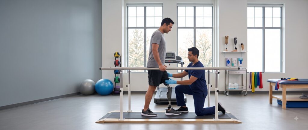 Amputee Rehabilitation and Prosthetic Care