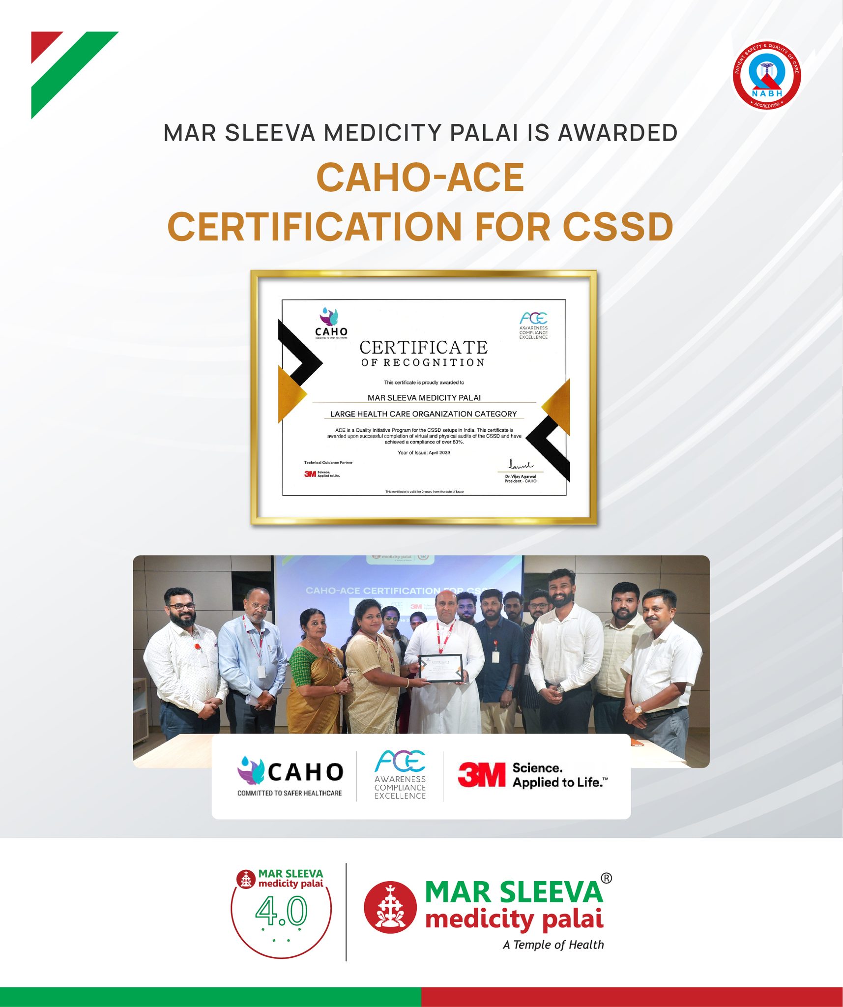 CAHO-ACE Certification