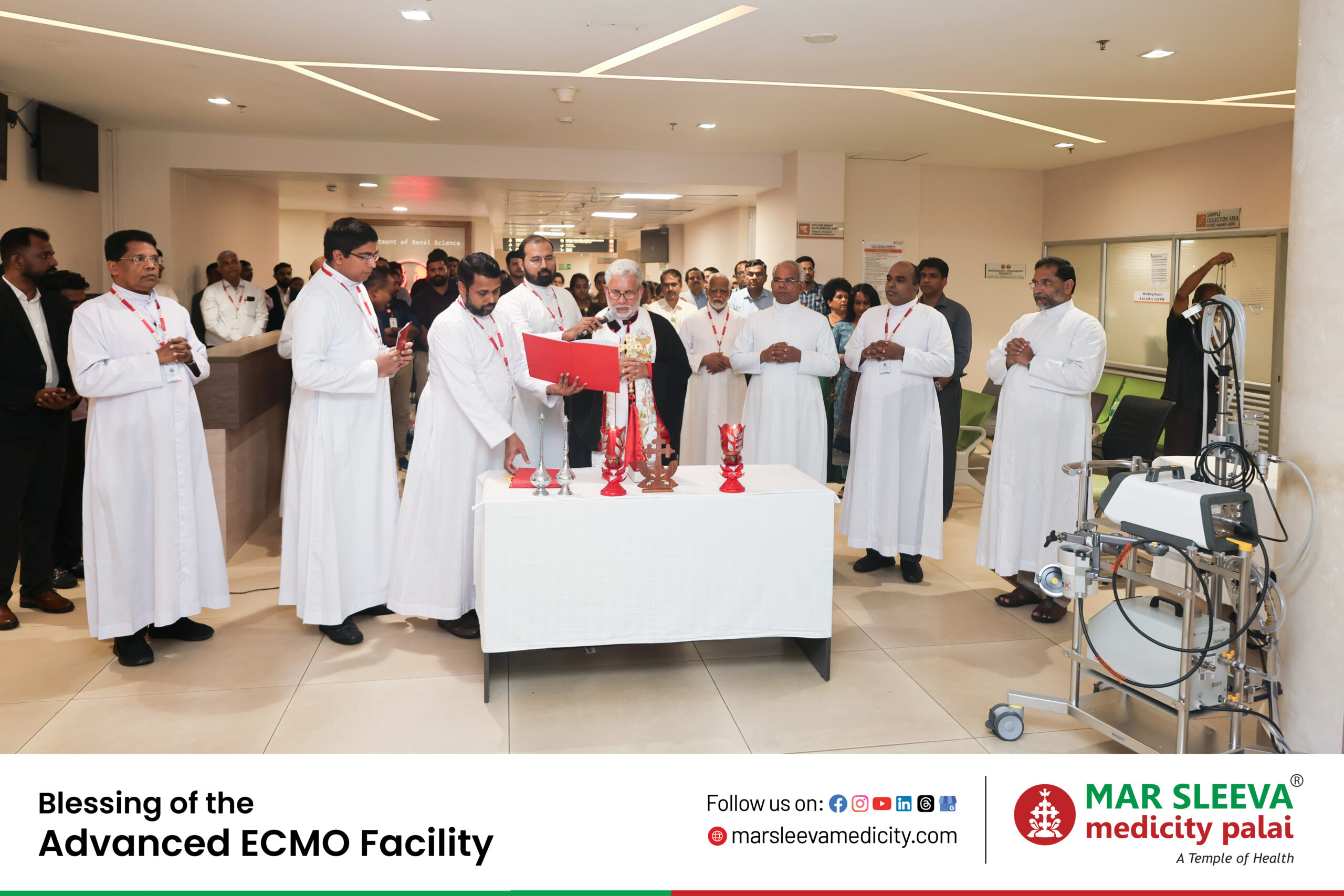 Blessing of the Advanced ECMO Facility