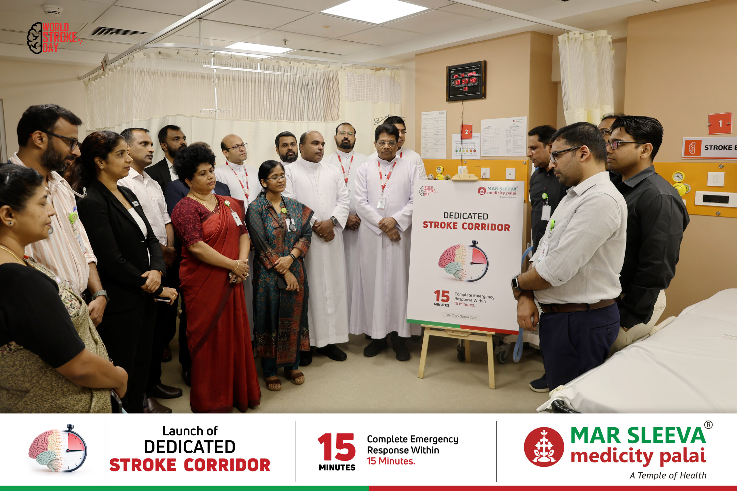 Stroke Corridor Launched at Mar Sleeva Medicity Palai | 24×7 Comprehensive Stroke Care